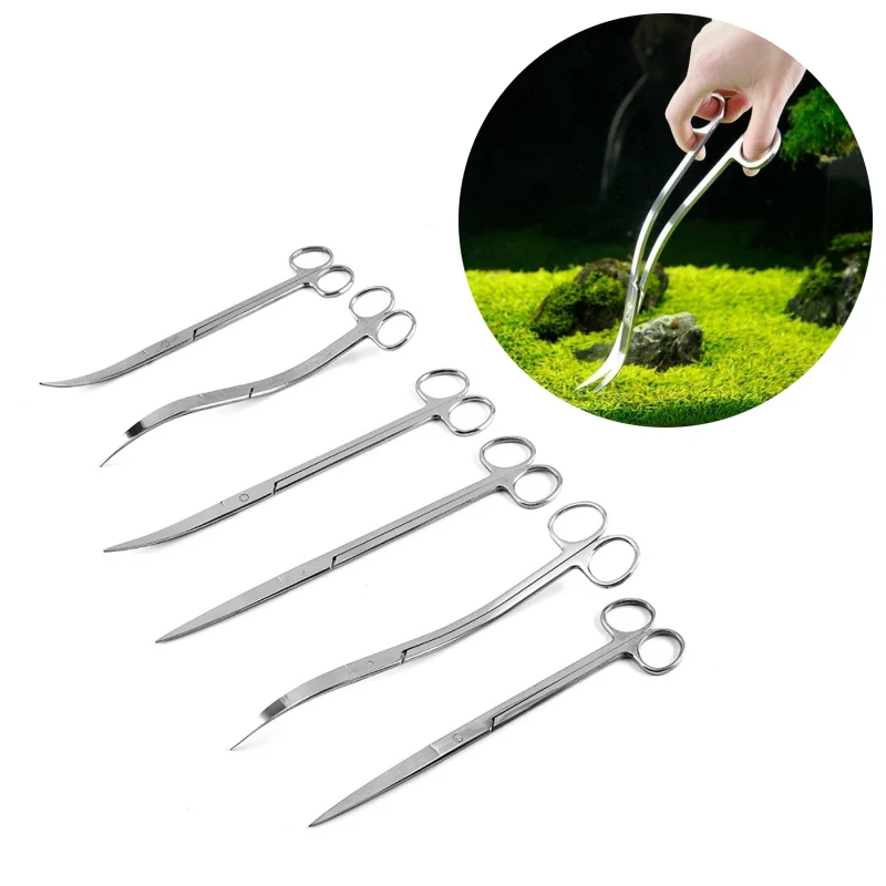 Aquarium Plant Holder - Aquarium Scissor Tools Fish Tank Tweezer