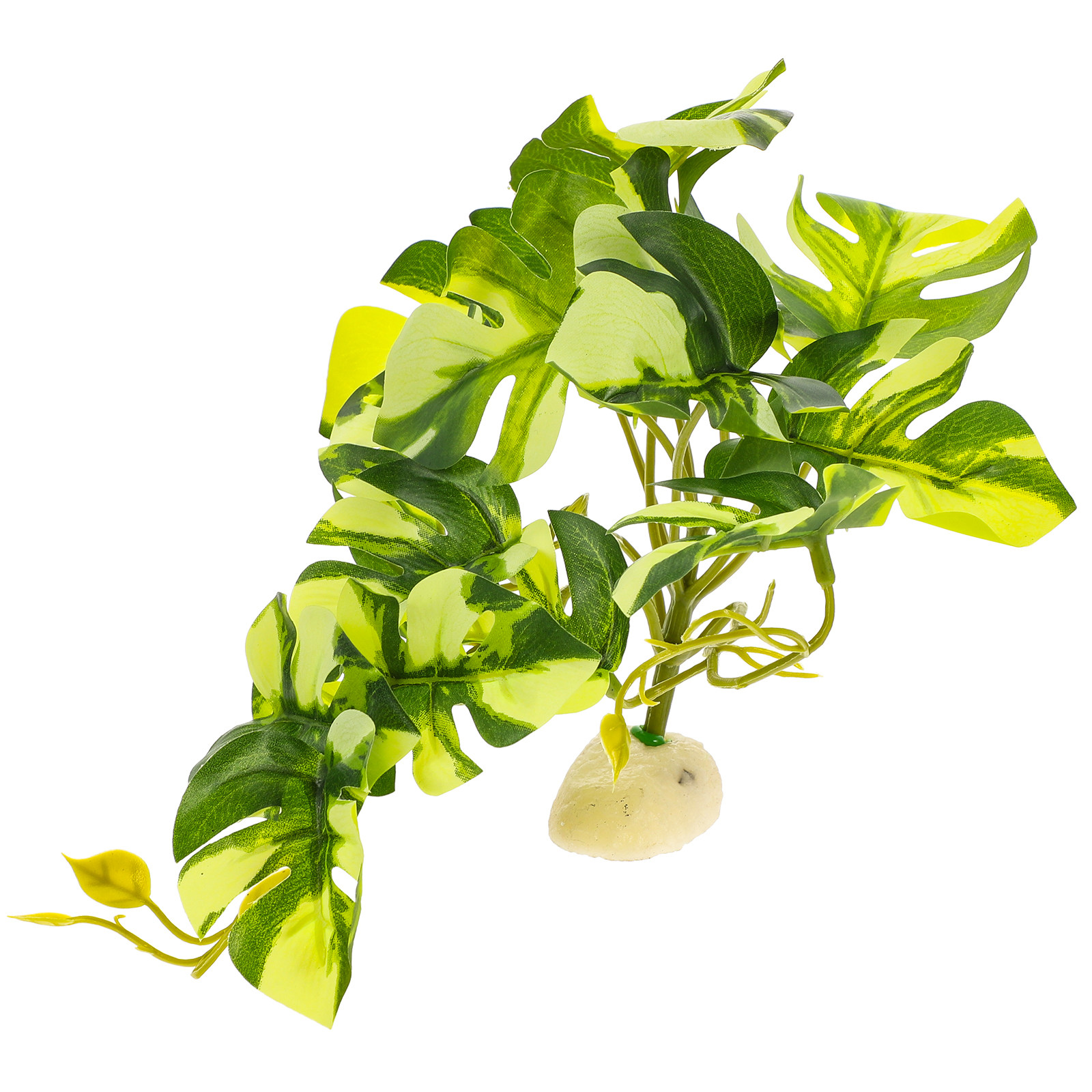 Aquarium Planted Fish - Lifelike Resin Reptile Terrarium Plant Simulation