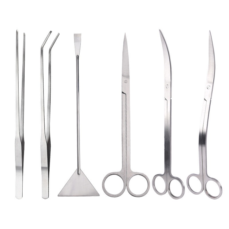 Aquarium Plant Utensils - Aquarium Scissors Tweezers Tool Fish Tank