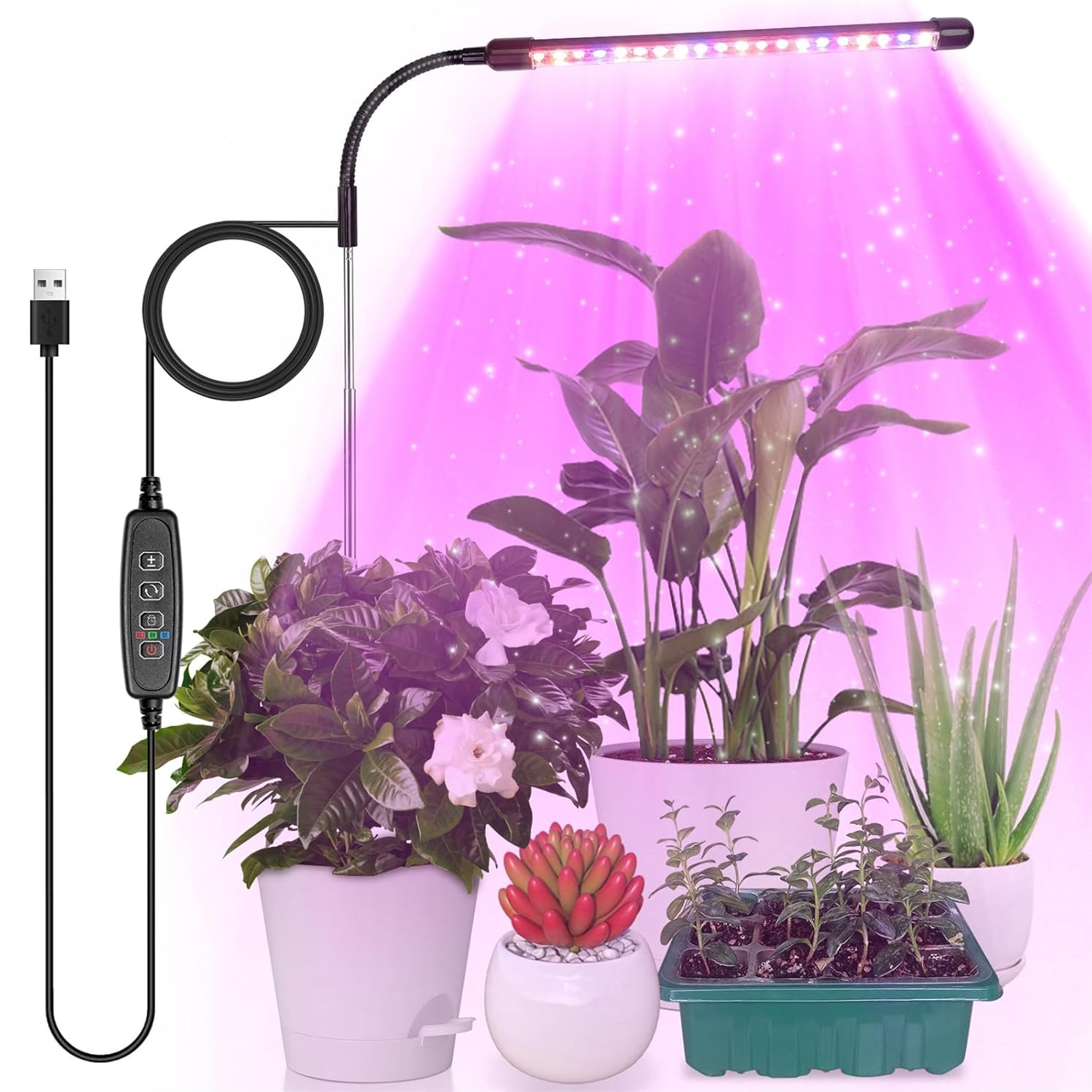 3Colors USB Grow Lamp Plant Fu - đánh giá và giá Led Planted Tank Light