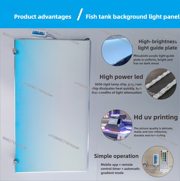 Fish Tank Background Light Boa - đánh giá và giá Led Planted Tank Light