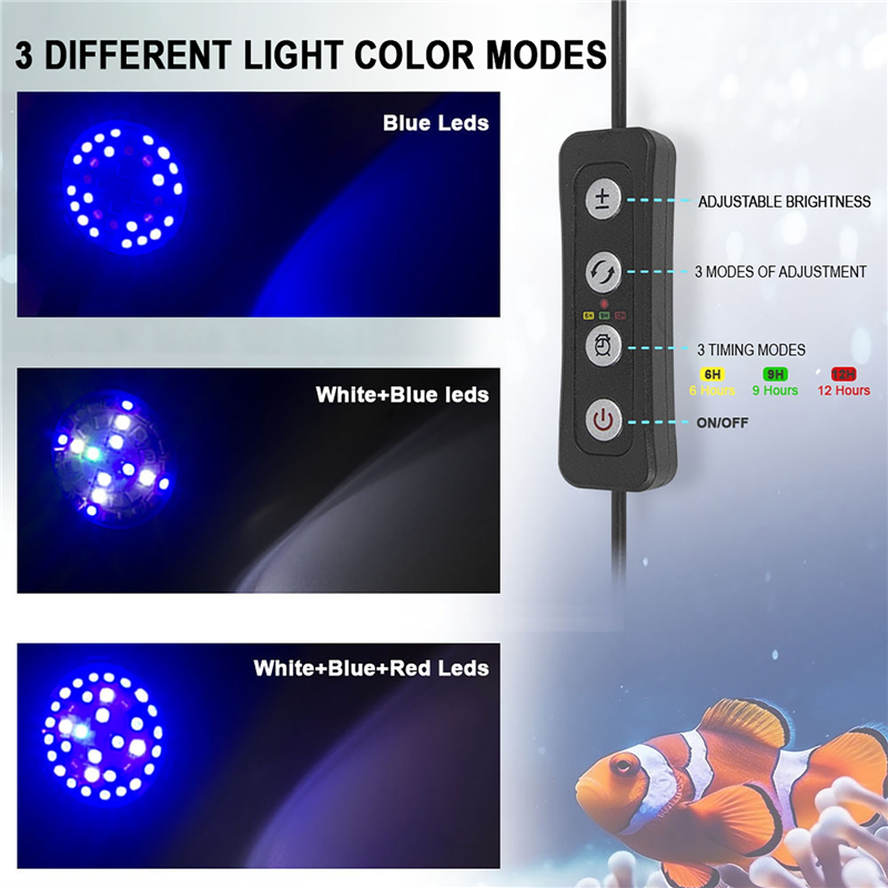 30W Aquarium Fish Tank Sea Wat - đánh giá và giá Led Planted Tank Light