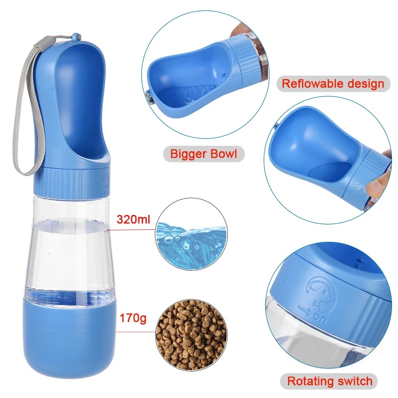 320ML Portable Dog Water Bottl - đánh giá và giá Royal Canin Food Medium