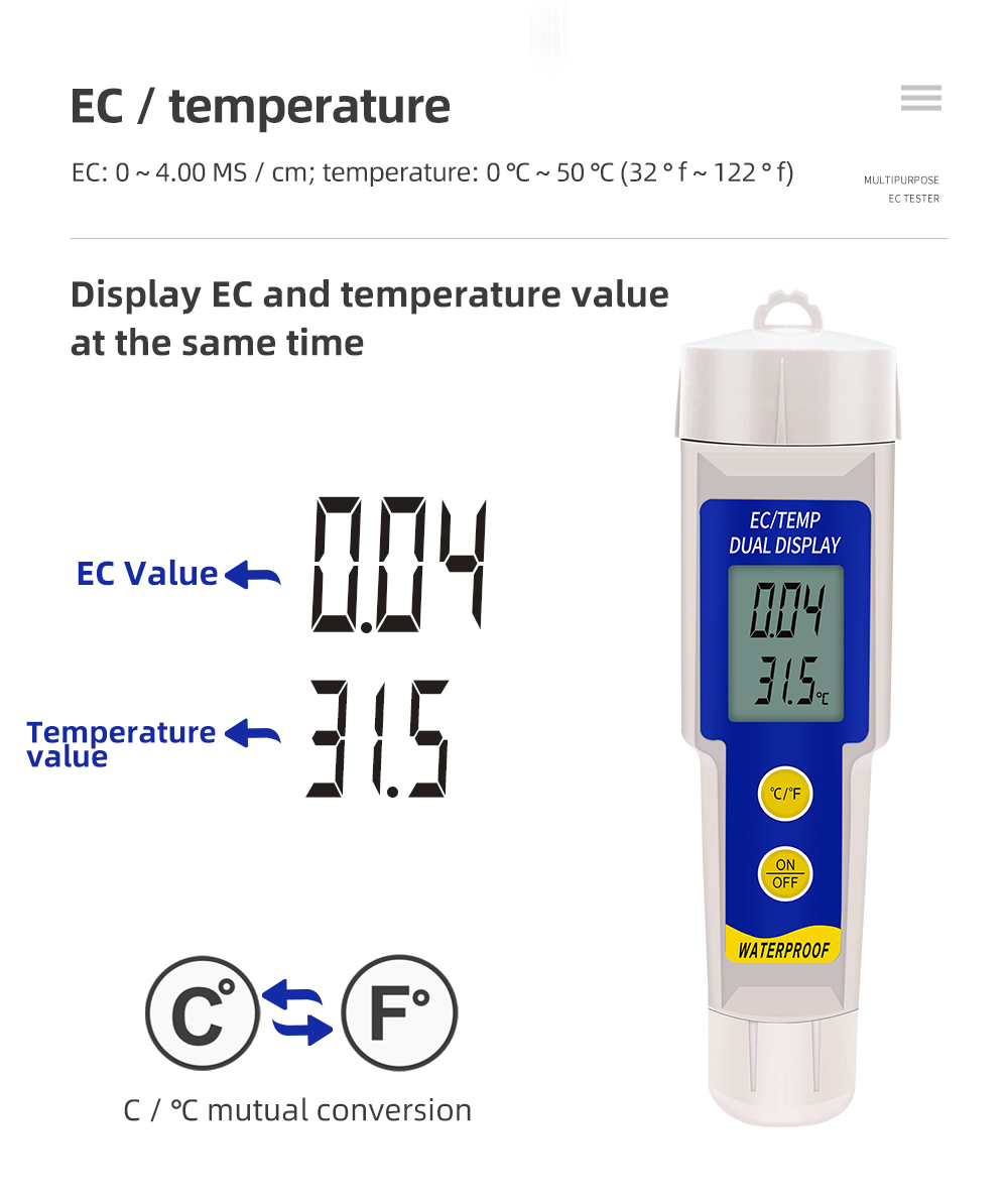 EC-315 2 in 1 Soil EC Tester M - đánh giá và giá Aquarium Plant Lab