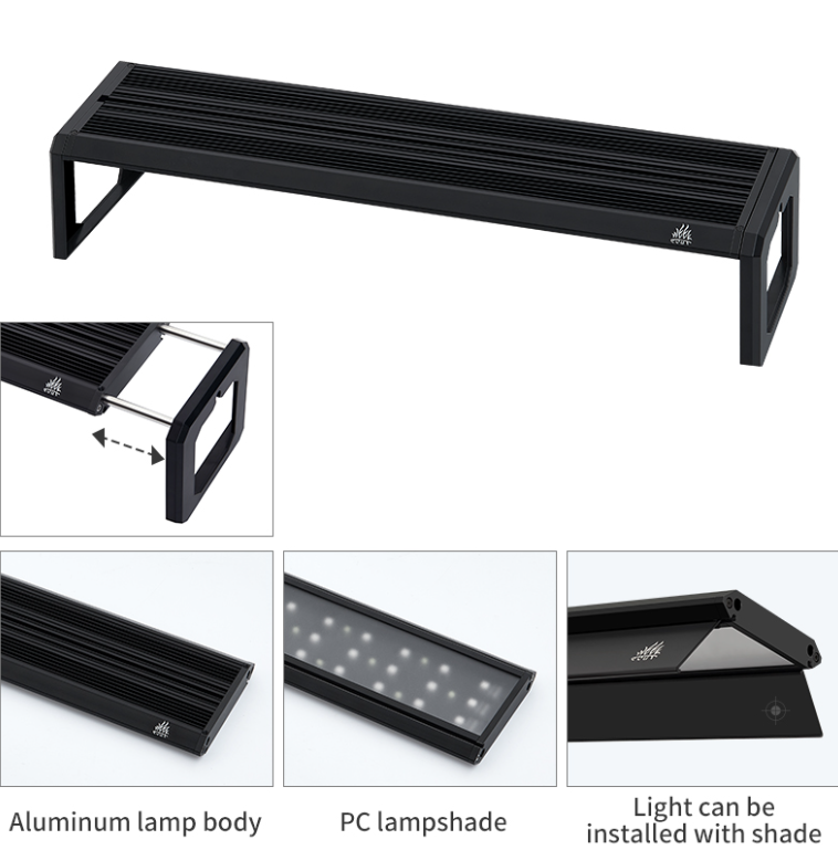 Week Aqua M Series RGB UV LED  - đánh giá và giá Led Planted Tank Light