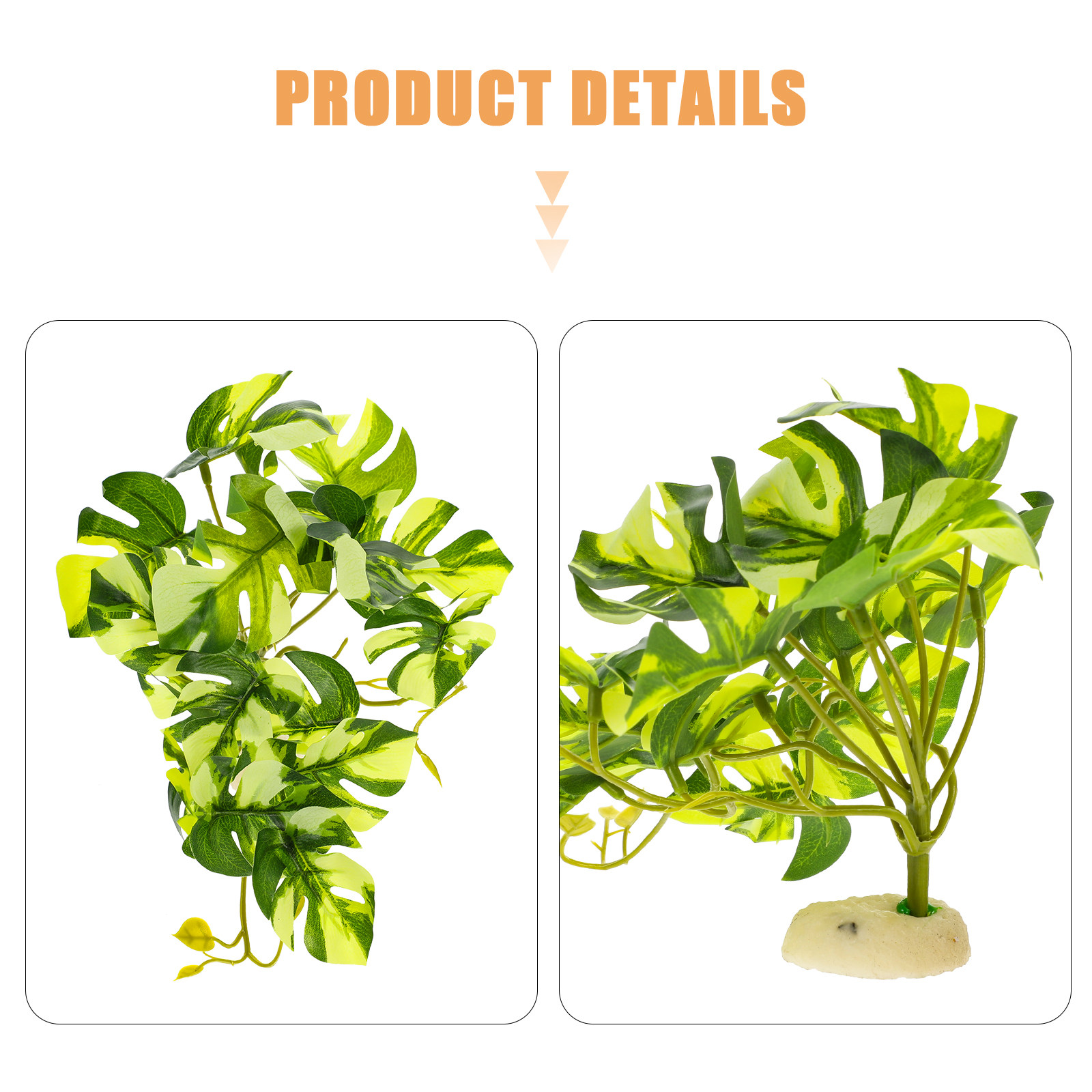 Lifelike Resin Reptile Terrari - đánh giá và giá Aquarium Planted Fish