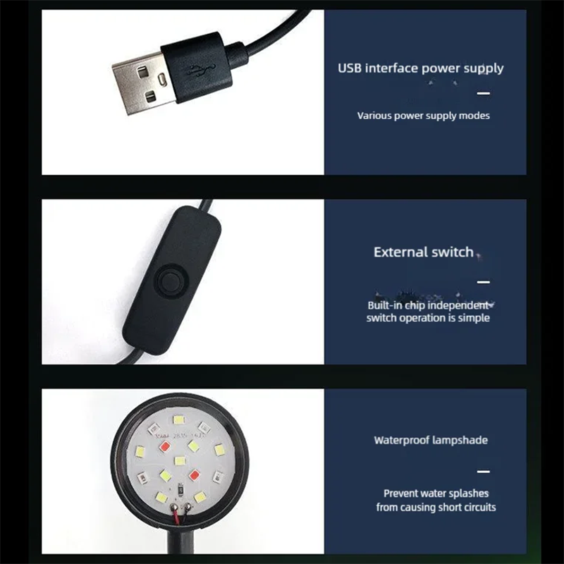 USB LED Fish Tank Clip Lamp Hi - đánh giá và giá Led Planted Tank Light