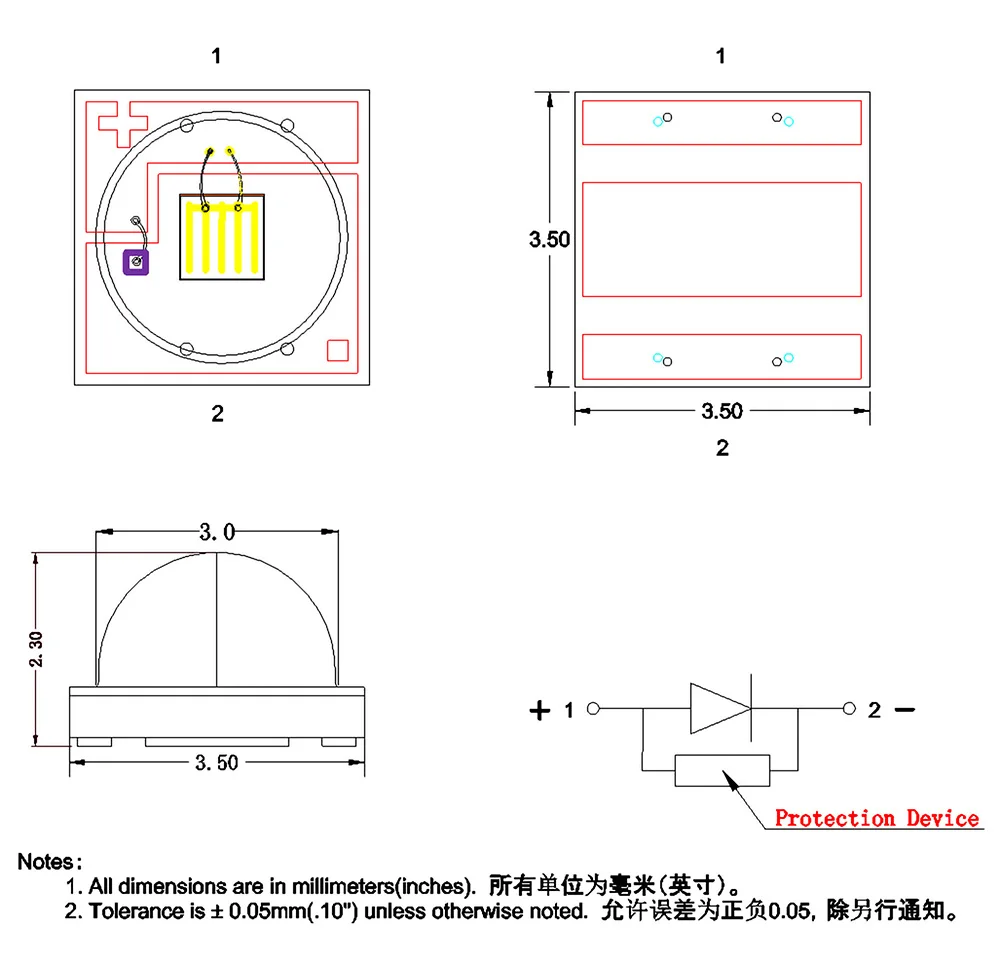 10 PCS 3W 650nm 655nm 660nm 67 - đánh giá và giá Led Planted Tank Light